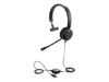 Bild på Jabra EVOLVE 20 MS Mono USB Headband Special Edition Noise cancelling, USB connector, with mute-button and volume control on the cord, with leatherette ear cushion, Microsoft optimized
