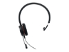 Bild på Jabra EVOLVE 20 MS Mono USB Headband Special Edition Noise cancelling, USB connector, with mute-button and volume control on the cord, with leatherette ear cushion, Microsoft optimized