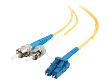 Bild på C2G LC-ST 9/125 OS1 Duplex Singlemode PVC Fiber Optic Cable (LSZH)