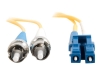 Bild på C2G LC-ST 9/125 OS1 Duplex Singlemode PVC Fiber Optic Cable (LSZH)