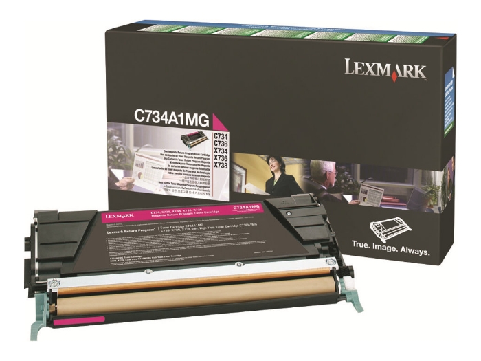 Bild på C734, C736, X734, X736, X738 Magenta Return Program Toner Cartridge