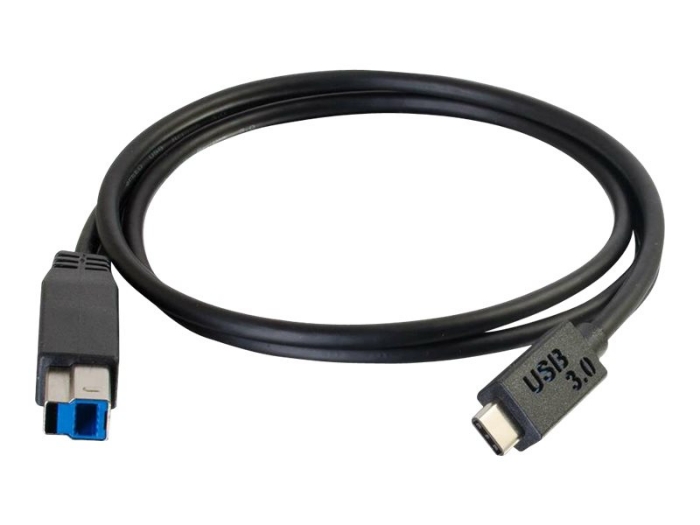 Bild på C2G 3m USB 3.1 Gen 1 USB Type C to USB B Cable M/M