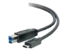 Bild på C2G 3m USB 3.1 Gen 1 USB Type C to USB B Cable M/M