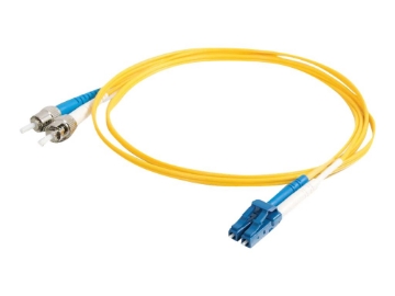 Bild på C2G LC-ST 9/125 OS1 Duplex Singlemode PVC Fiber Optic Cable (LSZH)