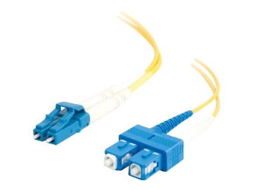 Bild på C2G LC-SC 9/125 OS1 Duplex Singlemode PVC Fiber Optic Cable (LSZH)