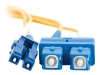 Bild på C2G LC-SC 9/125 OS1 Duplex Singlemode PVC Fiber Optic Cable (LSZH)