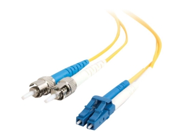 Bild på C2G LC-ST 9/125 OS1 Duplex Singlemode PVC Fiber Optic Cable (LSZH)