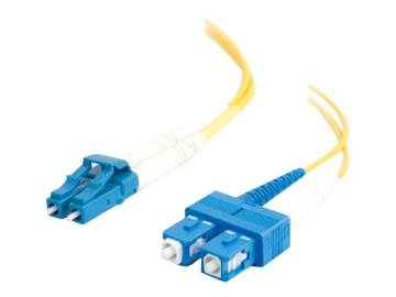 Bild på C2G LC-SC 9/125 OS1 Duplex Singlemode PVC Fiber Optic Cable (LSZH)