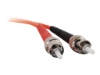 Bild på C2G ST-ST 62.5/125 OM1 Duplex Multimode PVC Fiber Optic Cable (LSZH)