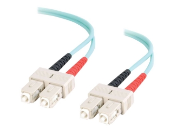 Bild på C2G SC-SC 10Gb 50/125 OM3 Duplex Multimode PVC Fiber Optic Cable (LSZH)