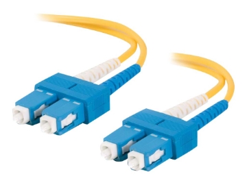 Bild på C2G SC-SC 9/125 OS1 Duplex Singlemode PVC Fiber Optic Cable (LSZH)