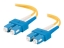 Bild på C2G SC-SC 9/125 OS1 Duplex Singlemode PVC Fiber Optic Cable (LSZH)