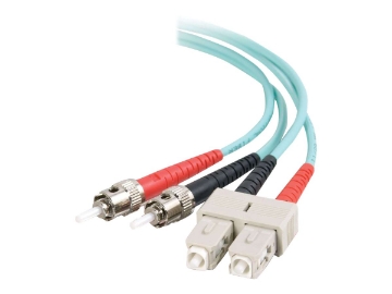 Bild på C2G SC-ST 10Gb 50/125 OM3 Duplex Multimode PVC Fiber Optic Cable (LSZH)