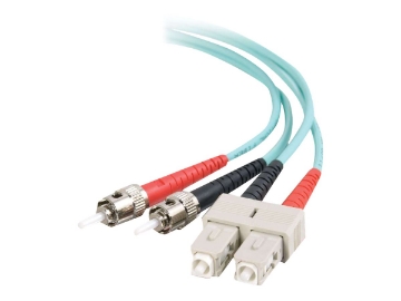 Bild på C2G SC-ST 10Gb 50/125 OM3 Duplex Multimode PVC Fiber Optic Cable (LSZH)