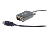 Bild på C2G USB 2.0 USB C to DB9 Serial RS232 Adapter Cable Black