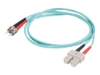Bild på C2G SC-ST 10Gb 50/125 OM3 Duplex Multimode PVC Fiber Optic Cable (LSZH)