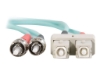 Bild på C2G SC-ST 10Gb 50/125 OM3 Duplex Multimode PVC Fiber Optic Cable (LSZH)