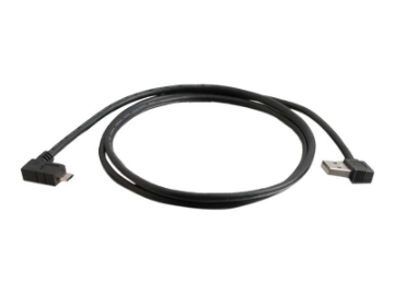 Bild på C2G USB 2.0 A Right Angle to Micro-USB B Right Angle Cable