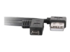 Bild på C2G USB 2.0 A Right Angle to Micro-USB B Right Angle Cable