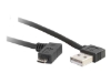 Bild på C2G USB 2.0 A Right Angle to Micro-USB B Right Angle Cable