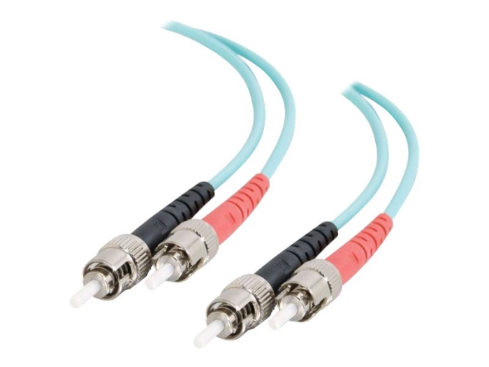 Bild på C2G ST-ST 10Gb 50/125 OM3 Duplex Multimode PVC Fiber Optic Cable (LSZH)