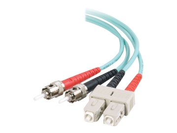 Bild på C2G SC-ST 10Gb 50/125 OM3 Duplex Multimode PVC Fiber Optic Cable (LSZH)