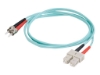 Bild på C2G SC-ST 10Gb 50/125 OM3 Duplex Multimode PVC Fiber Optic Cable (LSZH)