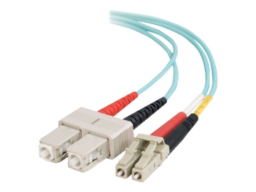 Bild på C2G LC-SC 10Gb 50/125 OM3 Duplex Multimode PVC Fiber Optic Cable (LSZH)