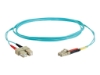 Bild på C2G LC-SC 10Gb 50/125 OM3 Duplex Multimode PVC Fiber Optic Cable (LSZH)