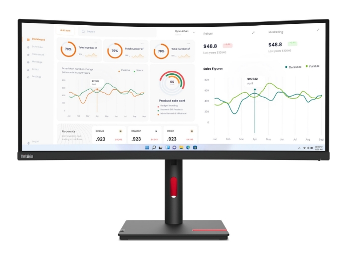 Bild på Lenovo ThinkVision T34w-30