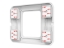 Bild på Compulocks Universal Invisible Mount Plate