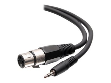 Bild på C2G 3ft 3.5mm TRS 3 Position Balanced to XLR Cable