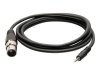 Bild på C2G 3ft 3.5mm TRS 3 Position Balanced to XLR Cable
