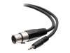 Bild på C2G 3ft 3.5mm TRS 3 Position Balanced to XLR Cable