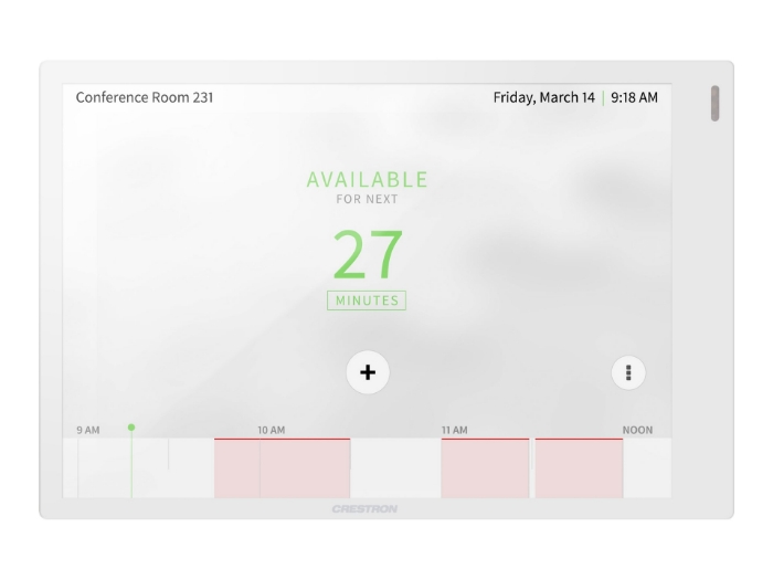 Bild på Crestron Room Scheduling Touch Screen TSS-770-W-S-LB KIT