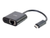 Bild på C2G USB C to Ethernet Adapter With Power Delivery