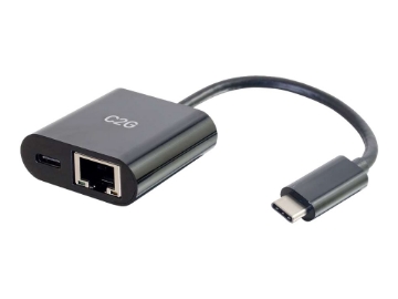 Bild på C2G USB C to Ethernet Adapter With Power Delivery