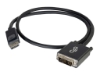 Bild på C2G 1m DisplayPort to Single Link DVI-D Adapter Cable M/M