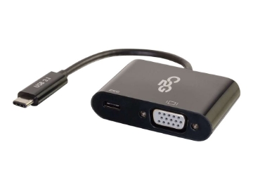 Bild på C2G USB C to VGA Video Adapter w/ Power Delivery