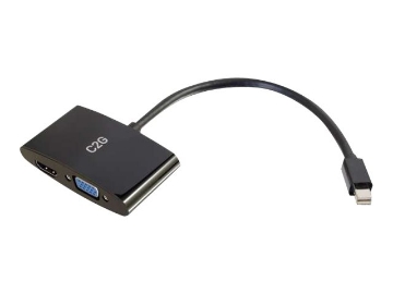 Bild på C2G 20cm Mini DisplayPort to HDMI or VGA Adapter Converter 4K UHD