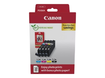 Bild på Canon CLI-526 C/M/Y/BK Photo Value Pack