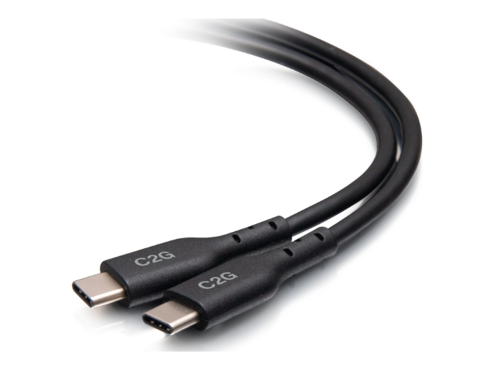 Bild på C2G 1.5ft (0.5m) USB-C Male to USB-C Male Cable (20V 5A)
