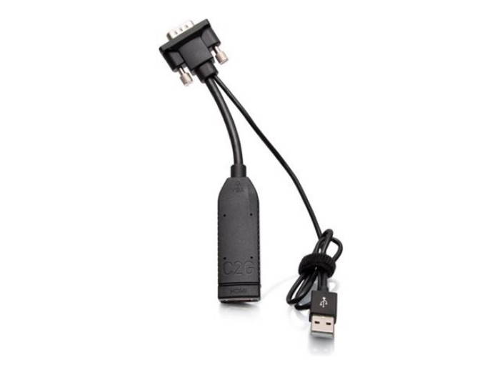 Bild på C2G VGA to HDMI Dongle Adapter Converter
