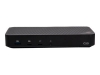 Bild på C2G USB-C 11-in-1 Hybrid DisplayLink and DP Alt Mode Triple 4K Docking Station with HDMI, DisplayPort, Ethernet, USB, 3.5mm Audio and Power Delivery up to 100W