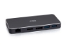 Bild på C2G USB-C 7-in-1 Dual Display MST Docking Station with HDMI, DisplayPort, Ethernet, USB, and Power Delivery up to 100W