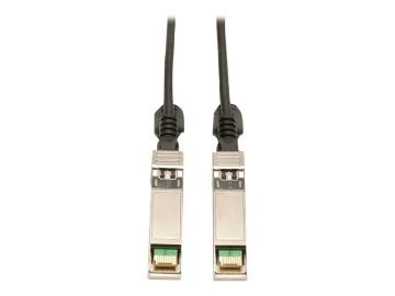Bild på Eaton Tripp Lite Series SFP+ 10Gbase-CU Passive Twinax Copper Cable, SFP-H10GB-CU1M Compatible, Black, 1M (3.28 ft.)