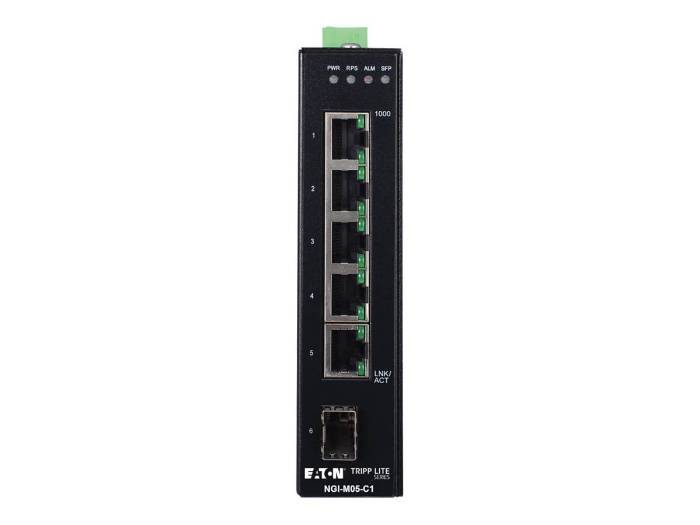 Bild på Eaton Tripp Lite series 5-Port Managed Industrial Gigabit Ethernet Switch