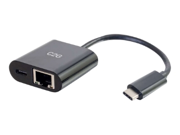 Bild på C2G USB C to Ethernet Adapter with Power Delivery