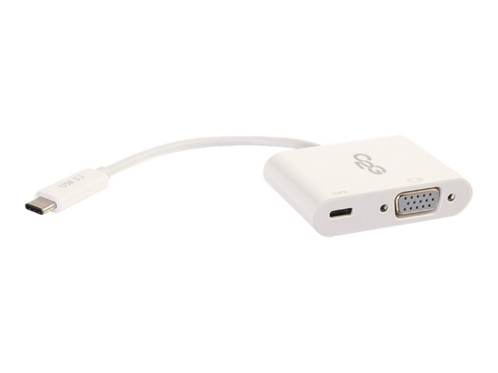 Bild på C2G USB C to VGA Video Adapter w/ Power Delivery