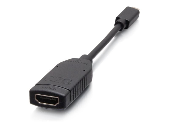 Bild på C2G Universal HDMI Dongle Adapter Ring Micro HDMI Adapter with Antimicrobial Protection Technology